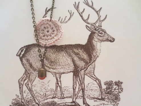 Look at these regal fellow. What do deer have to do with necklaces you say? Nothing! Nothing at all! It`s just fun to play with props!